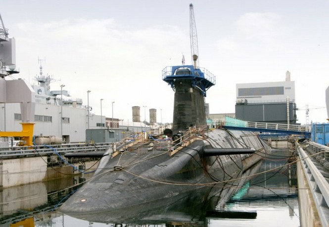 HMS-Vengeance-at-Devonport-dockyard-in-Plymouth